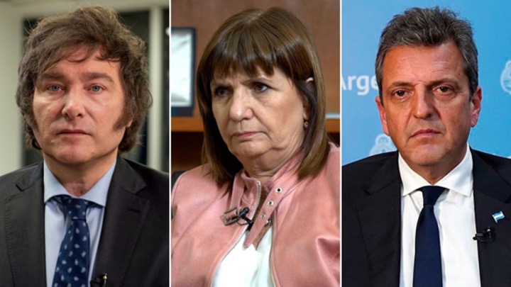 PRT-ARGENTINA DECLARA: MASSA, BULLRICH Y MILEI: TRES DIRIGENTES DEL MISMO PARTIDO BURGUÉS.