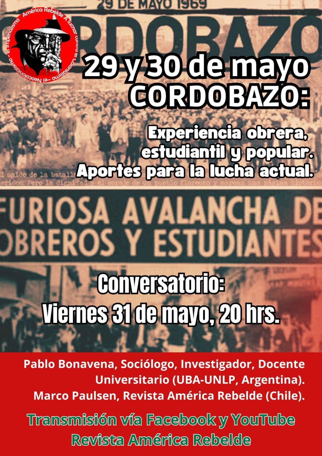 ENTREVISTA. PABLO BONAVENA, A 55 AÑOS DEL CORDOBAZO